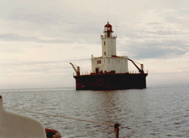 Lighthouse in Lake Erie