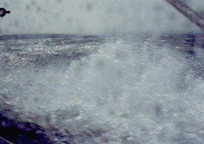 Storm on Lake Superior (taken out the portlight from below)